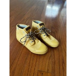 BANGS Yellow High Top Sneakers Size 9